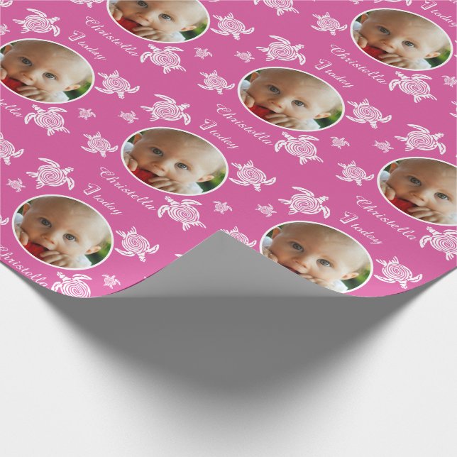 Personalisiertes 1. geschenkpapier (Ecke)