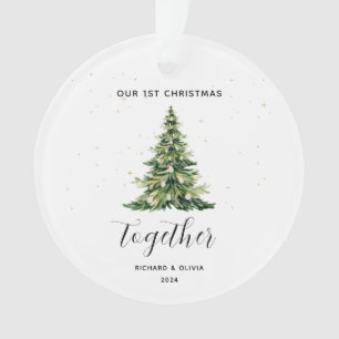 Personalisiertes 1. Weihnachten Zusammen Geschenk  Ornament