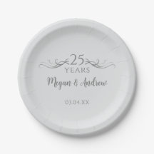 Personalisiertes 25. Hochzeitsszenario-Party