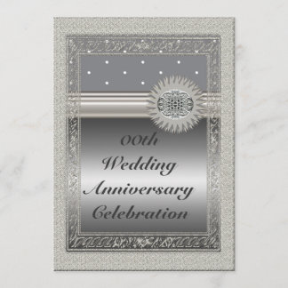 Personalisiertes 25. Hochzeitstag Party Invita Einladung