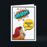 Personalisiertes 30. Geburtstag Retro Comic Funny Karte<br><div class="desc">Sage glücklichen Geburtstag und viel Spaß mit dieser Vintagen Retro-Comic-Geburtstagskarte mit dem "over the hill"-Look. Einfache Anpassung mit der bereitgestellten Vorlage.</div>