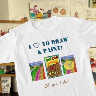 Personalisiertes 3-Foto-Panel und Textvorlage T-Shirt