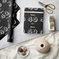 Personalisiertes 40. Geburtstag kundenspezifisches