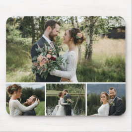 Personalisiertes 4-Foto-Collage-Mauspad Mousepad