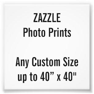 Personalisiertes 4" x 4" Foto-Druck - irgendeine Fotodruck