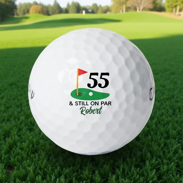 Personalisiertes 55. Geburtstagsgeschenk für Golfe Golfball (Von Creator hochgeladen)