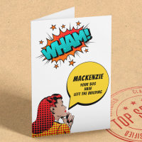 Personalisiertes 60. Geburtstag Vintages Comic Fun