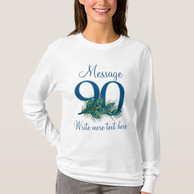 Personalisiertes 90-köstliches 90-jähriges Jubiläu T-Shirt (Vorderseite)