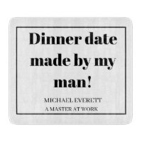Personalisiertes Abendessen von meinem Mann