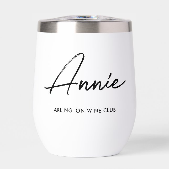 Personalisiertes Abendessen, Wein oder Buchklub (Vorderseite)