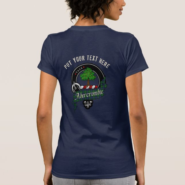 Personalisiertes Abercrombie Clan Abzeichen Frauen T-Shirt (Rückseite)