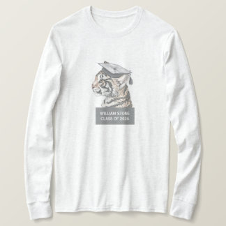 Personalisiertes Abschluss-T-Shirt | Tiger Grad T-Shirt