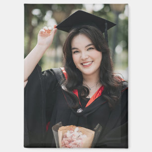 Personalisiertes Abschlussfoto-Andenken-Geschenk Magnet