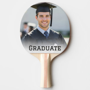 Personalisiertes Abschlussfoto-Andenken-Geschenk Tischtennis Schläger