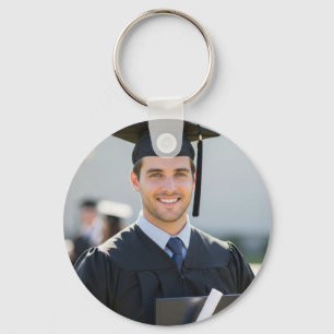 Personalisiertes Abschlussfoto-Erinnerungsgeschenk Schlüsselanhänger