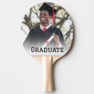 Personalisiertes Abschlussfoto-Erinnerungsgeschenk Tischtennis Schläger
