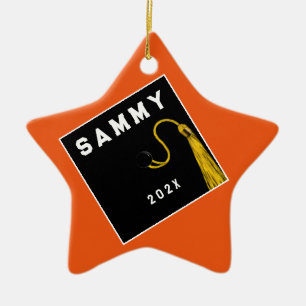Personalisiertes Abschlussgeschenk Keramik Ornament