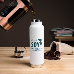Personalisiertes Abschlussgeschenk mit Namen in Tü Trinkflasche