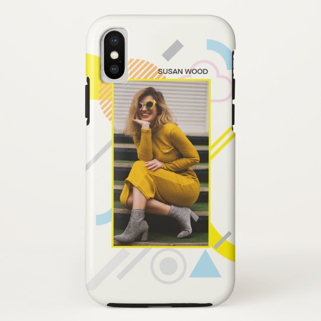 Personalisiertes Abstraktes Foto von Funky Case-Mate iPhone Hülle (Rückseite)