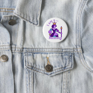 Personalisiertes abstraktes Mutter-Design mit indi Button