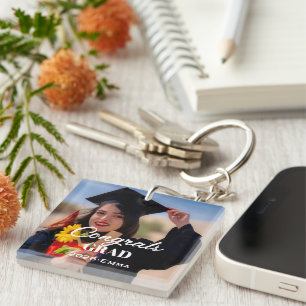 Personalisiertes Acryl-Abschlussfoto-Schlüsselanhä Schlüsselanhänger