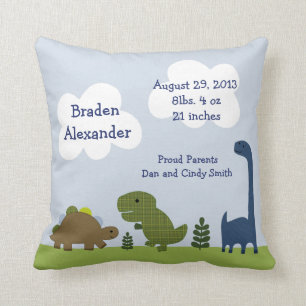 Personalisiertes "Adorable Dinosaurier/Dino" Kisse Kissen