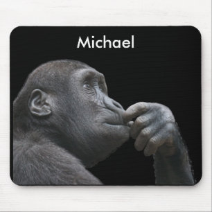 Personalisiertes Affengeschäft Mousepad