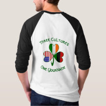 Personalisiertes afrikanisches Irland USA Shamrock