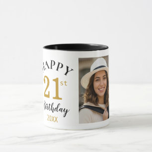 Personalisiertes Alles Gute zum 21. Geburtstag 5-F Tasse