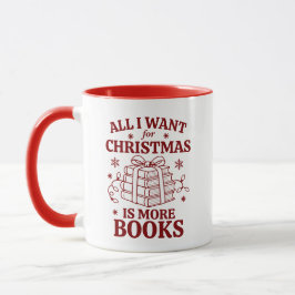Personalisiertes 'Alles, was ich zu Weihnachten wi Tasse