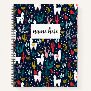 Personalisiertes Alpaca-Notebook Notizbuch