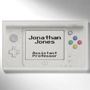 Personalisiertes Alte Schule Handheld-Elektroniksp Namenschild