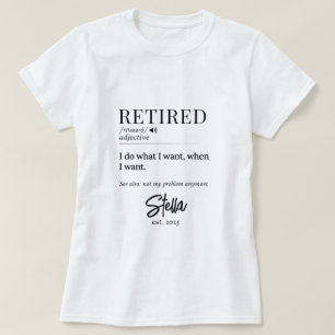Personalisiertes Altersvorsorgegeschenk - "Lehnsuc T-Shirt