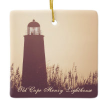 Personalisiertes Altes Kap Henry Leuchtturm Weihna