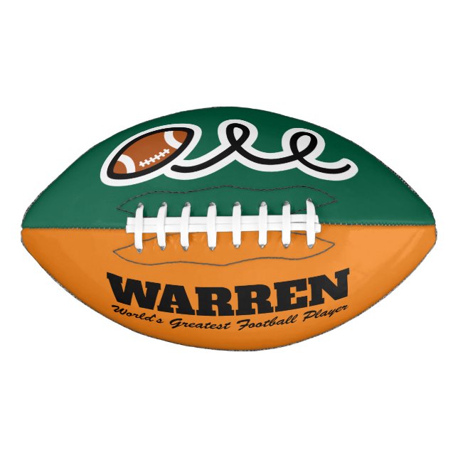 Personalisiertes amerikanisches Fußballgeschenk Football (Vorderseite)
