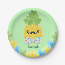 Personalisiertes Ananas Little Mister Boys Paper