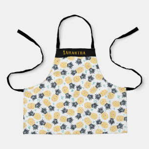 Personalisiertes Ananas-Muster Schürze