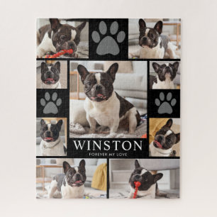 Personalisiertes Andenkenfoto für verstorbene Hund