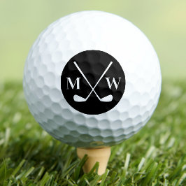 Personalisiertes Anfangsmonogramm Golfball