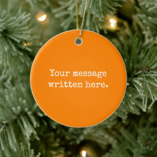 Personalisiertes Angebot für Ihren Text Keramik Ornament