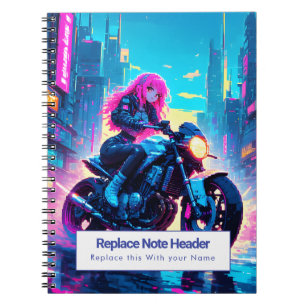 Personalisiertes Anime-Themen-Notizbuch Notizblock