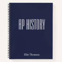 Personalisiertes AP History Lined Paper Simple Des