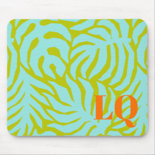 Personalisiertes Aqua-Palmenblatt-Mauspad Mousepad