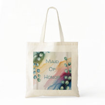 Personalisiertes Aquarell-Eukalyptus- Brautjungfer
