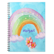 Personalisiertes Arch Rainbow Spiral-Foto-Notebook