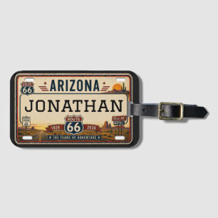 Personalisiertes Arizona Route 66 Design Gepäckanhänger