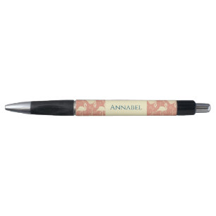Personalisiertes Art Deco inspiriert Flamingo-Must Kugelschreiber