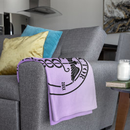 Personalisiertes Arztgeschenk für Studienabschluss Fleecedecke