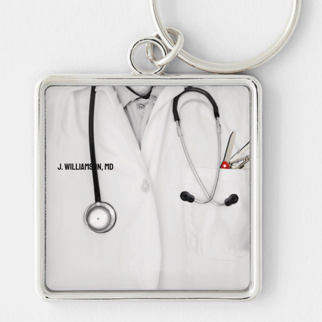 Personalisiertes Arztgeschenk Schlüsselanhänger (Vorne)