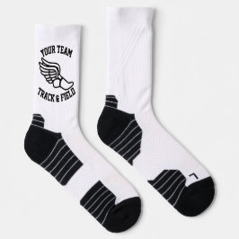 Personalisiertes Ausführen von Track- und Feldname Socken